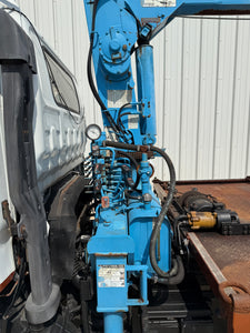 1998 Isuzu Elf Rollback Flatbed w/Crane Stock#13498