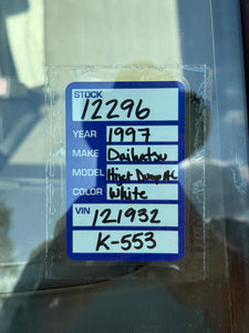 1997 Daihatsu Hijet Dump Bed 4x4 A/C Stk#12296
