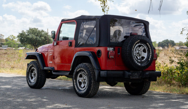 2000 Jeep Wrangler Sport 4×4 Factory RHD full