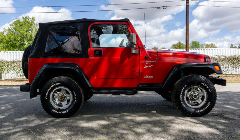 2000 Jeep Wrangler Sport 4×4 Factory RHD full