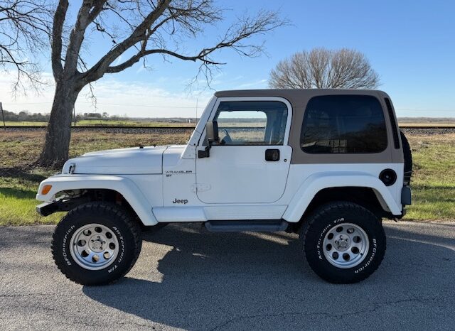 2001 Jeep Wrangler Sahara 4×4 Factory RHD full